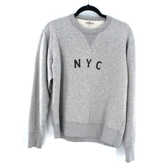 Knickerbocker Other - Knickerbocker NYC Fleece Athletic Crewneck Gray Sweatshirt Medium
